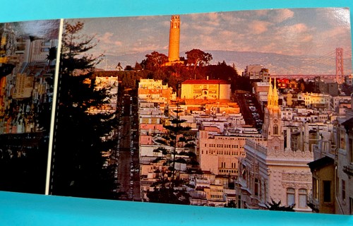 San Francisco CA Gray Line Bus Tour Post Card Photo View Booklet Vintage š - Picture 11 of 15