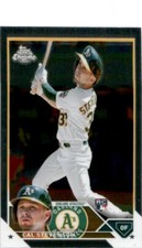 2023 Topps Chrome Cal Stevenson #199 Oakland Athletics