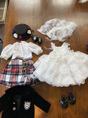 Doll clothes HANDMADE Fits American Girl Doll hat English LARGE LOT