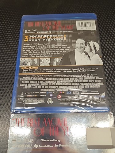 The Artist (Blu-ray Disc, 2012, Digital Copy UltraViolet) New Sealed W/slipcover - Picture 14 of 24
