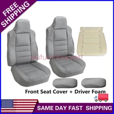 Front Seat Cover / Driver Foam Cushion For 2002-2007 Ford F250 XLT Super Duty US