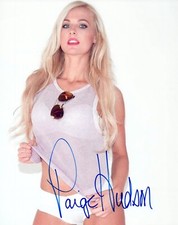 Paige Hudson Signed Autographed 8x10 Photo Model COA 