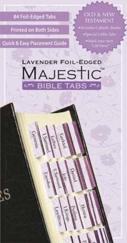 Majestic Lavender Bible Tabs by Na Na Brand New