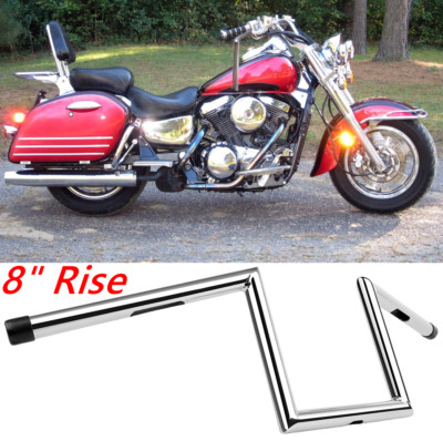 Z Bars 8'' Rise 1'' Handlebars For Kawasaki VN Vulcan Classic Nomad Drifter 1500