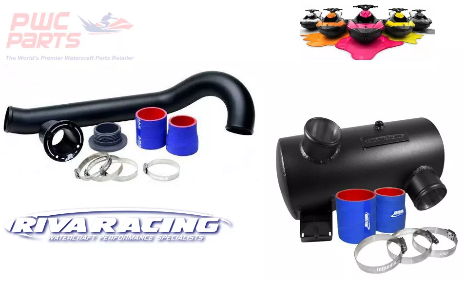 SeaDoo SPARK 2 UP RIVA Rear Exhaust w Performance Water Box Kit
