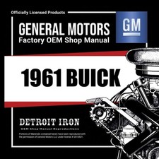 1961 Buick Shop Manuals Sales Literature Parts Books Kit