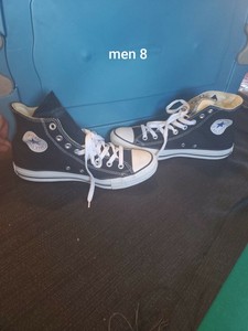 black high top converse ebay