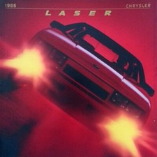 1986 CHRYSLER LASER sales brochure catalog 86 US XE