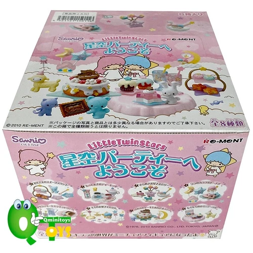 Rare 2010 Re-Ment Welcome to the Little Twin Stars Sky Party Full Set of 8 pcs