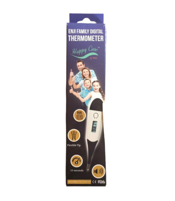 Digital Thermometer Flexible Tip 10 Second Reading Open Box Enji Medical