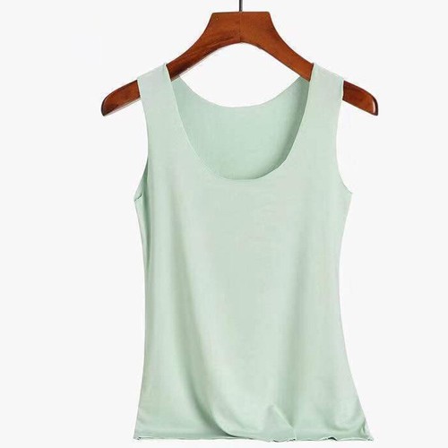 Casual Womens Ice Silk Vest V Neck Tank Tops Ladies Summer Camisole Sleeveless - Picture 19 of 21