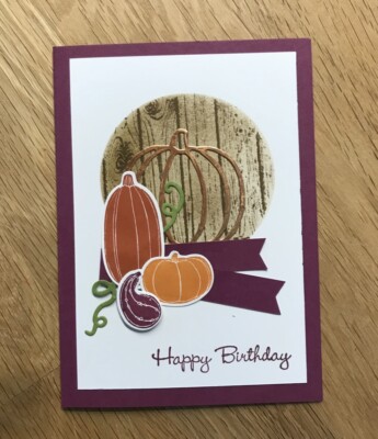 Stampin Up! Stempelset Pick a Pumpkin & Thinlits, Halloween, Kürbis Sizzix Big