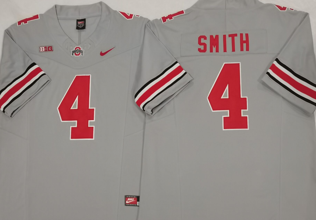 #4 Jeremiah Smith Ohio State OSU Jersey Buckeyes Stitched All colors NEW S-3XL