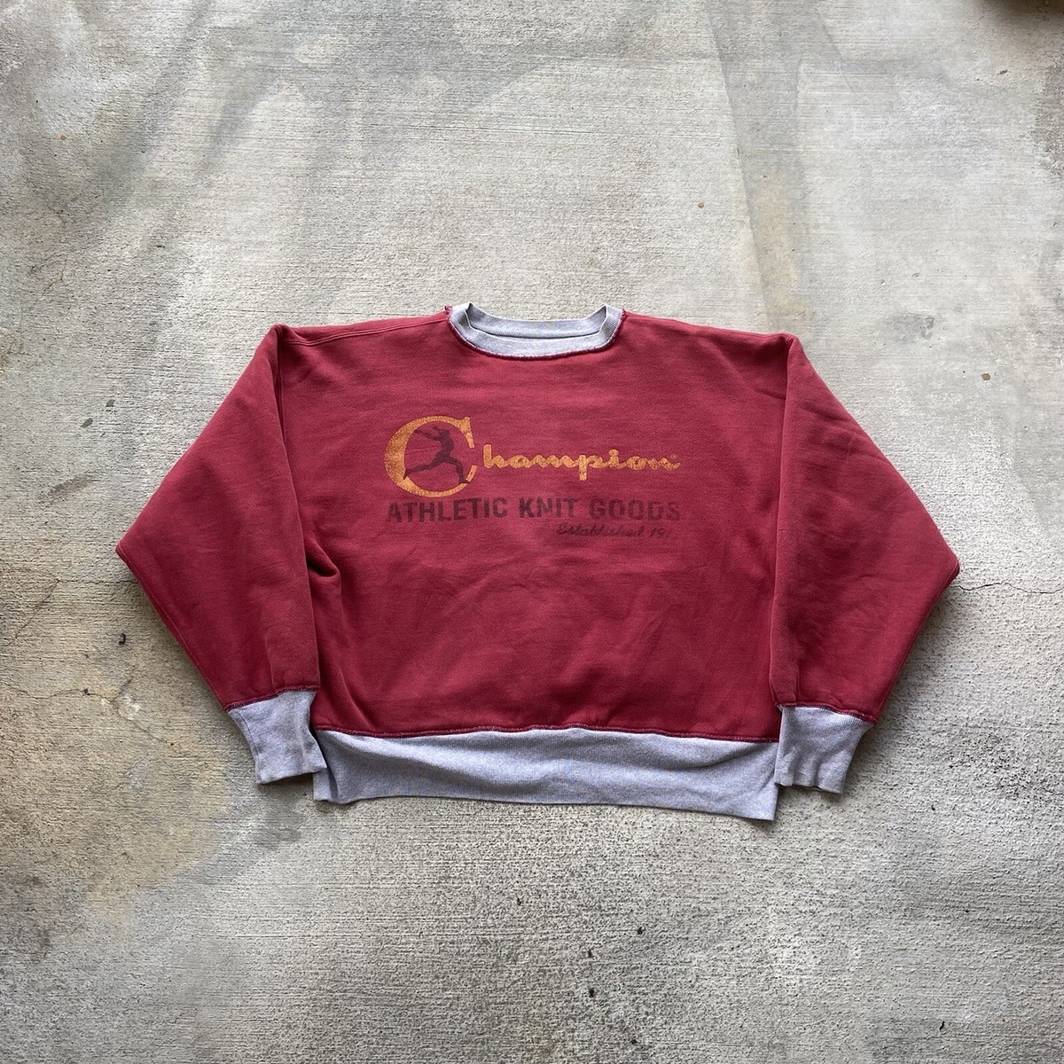 Vintage 90's Champion Double Face Sweatshirt 75th Vintage 90's Champion Double Face Sweatshirt 75th