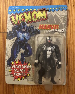 Vintage 1992 Toy Biz Marvel Super Heroes Venom with Living Skin Slime Pores
