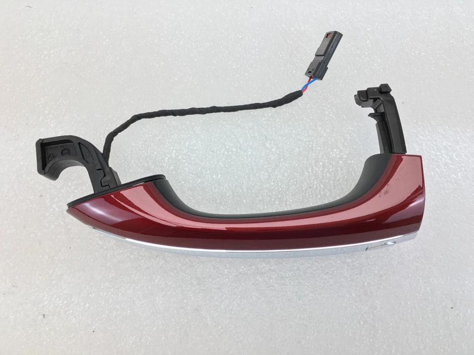 Manija de puerta exterior Buick LaCrosse 2017-2019 2 pines rojo Rioja con cromo WA491C Foto 3 de 4