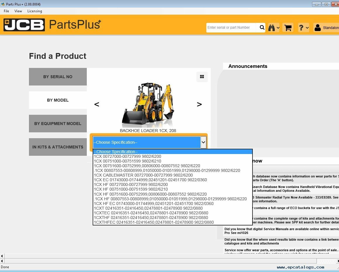 JCB SPP Parts Catalog 2.00 / 2017 + Service Manuals 2017 | eBay