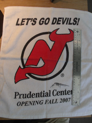 New Jersey Devils Promotional bowling Towel 2007 Prudential Center