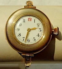 Antique Ladies Wristwatch New York Standard 7J 0S Gold Filled Runs Serviced