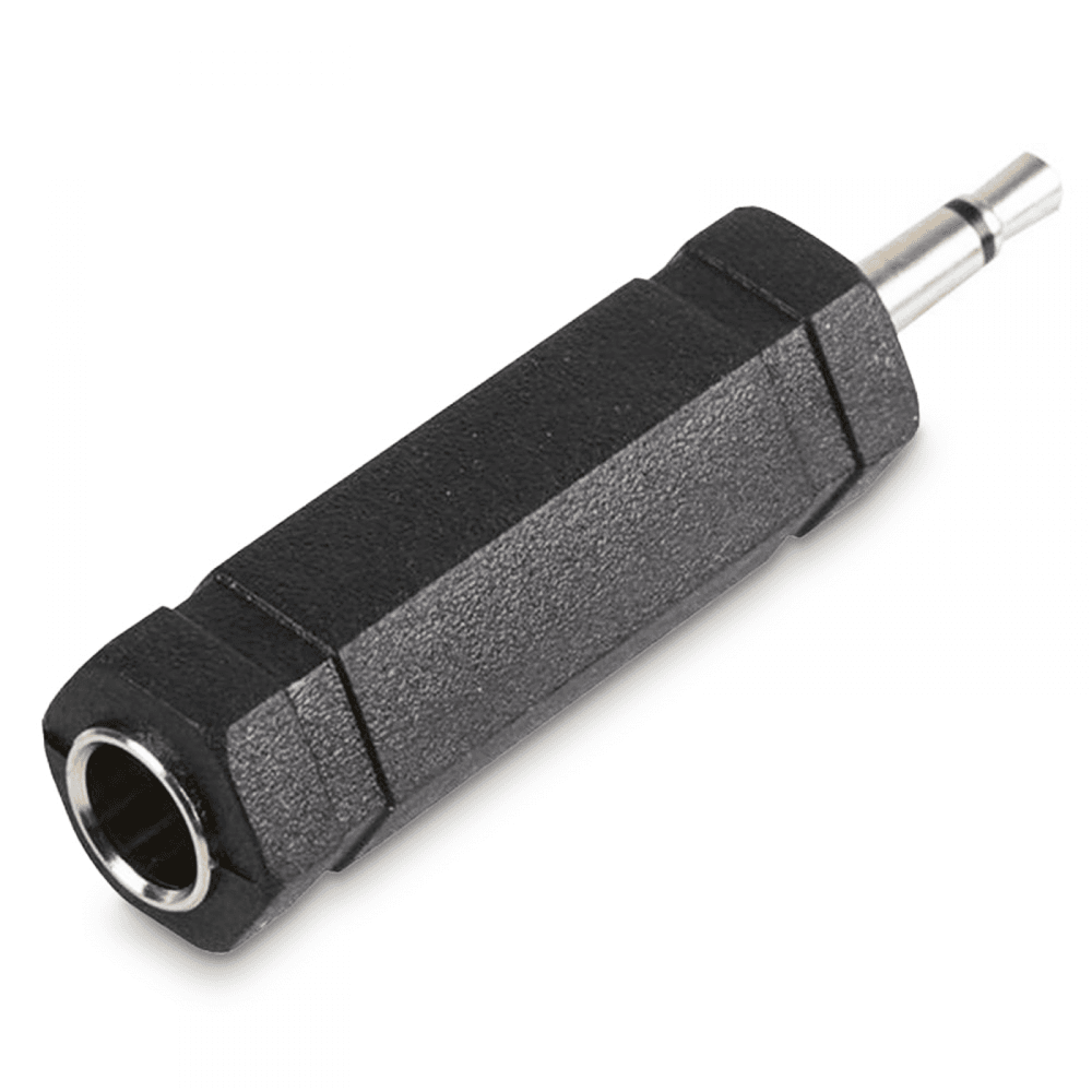 UKDJ 6.35mm 1/4 inch Female Stereo Socket to 3.5mm Mono Jack Plug Adapter PP