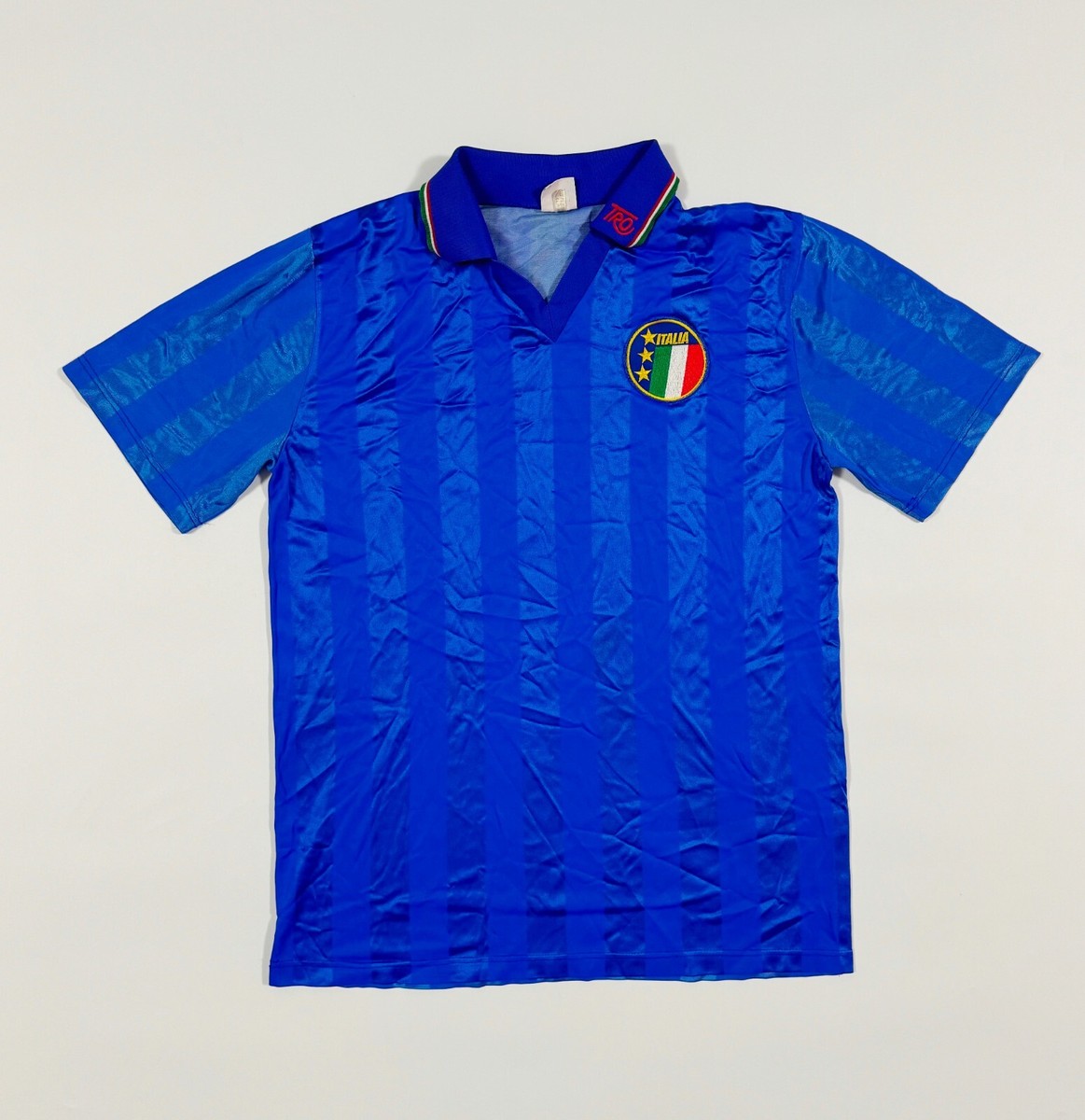 ITALY ITALIA NATIONAL TEAM 1986/1990 HOME FOOTBALL SHIRT JERSEY