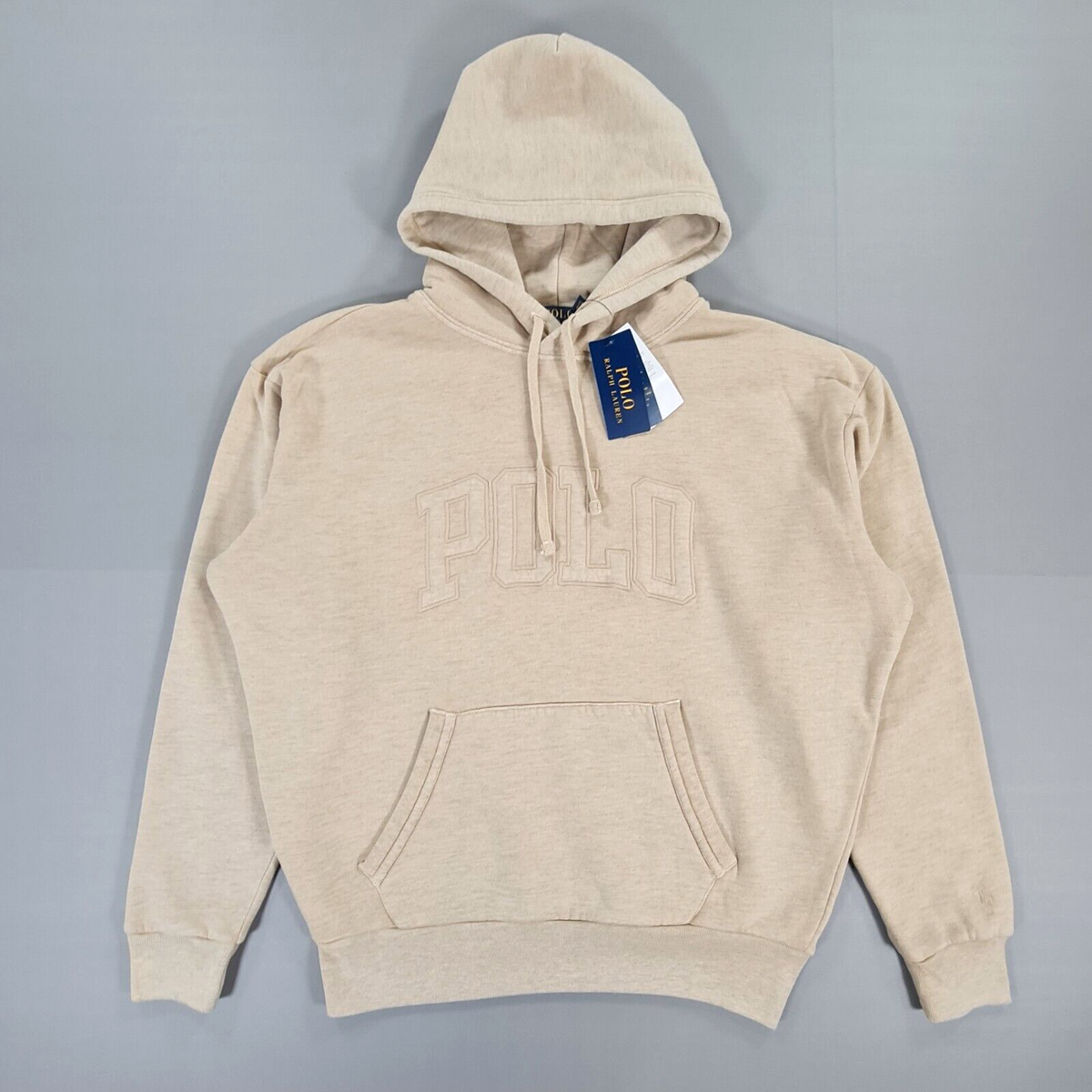 Kapuzenpullover Fleecepullover Herren Beige Polo Ralph Lauren Mens