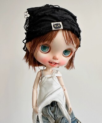 Schwarzer Hut für Blythe / Pullip / BJD / SD Puppen