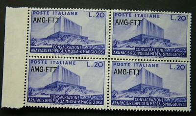 AMG - Ftt 1951 Italia Trieste Cuarteto Ara Pacis MNH
