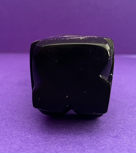Aztec Sculpture Figurine Statue Black Onyx Ob Stone Carved Tribal Figurine SALE! - Picture 3 of 4