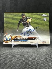 2018 Topps Chrome Rookie Auto #RA-TG Tayron Guerrero Rc - Marlins