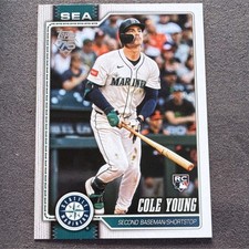 2026 Topps Series 1⭐Player Number Variation⭐#129 Cole Young Rookie - Mariners