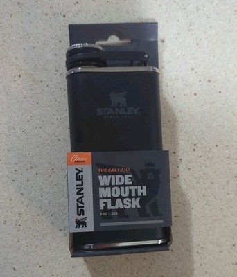 Brand New Stanley Classic Series 8 oz Wide Mouth Flask Camping Tailgating BBQ