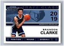 2019-20 Panini Contenders Brandon Clarke RC Draft Class #21 Insert NBA Memphis