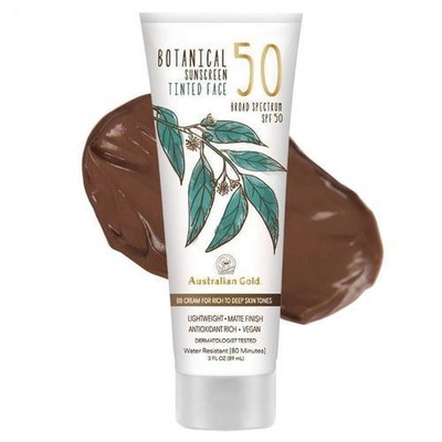 Australian-Gold Botanical Sunscreen Getönte Gesichts-Minerallotion 80 ml SPF 50