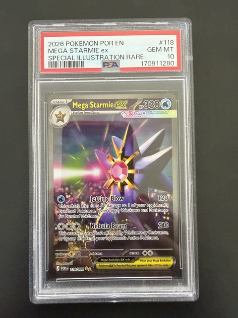 Mega Starmie ex #118 (Perfect Order)