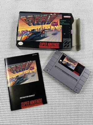 F-Zero SNES Super Nintendo Box Manual Cartridge