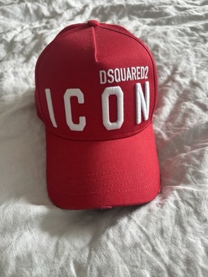 Dsquared2 Cap Herren Rot Neuwertig