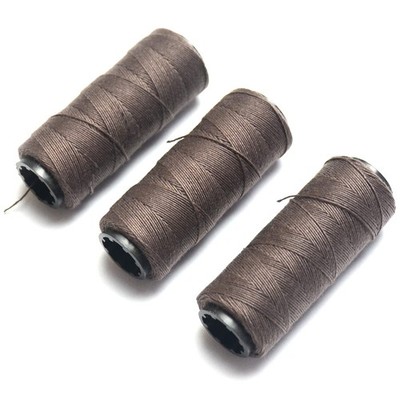 3 PCS Brown Weaving Threads, Wig Making, Hand Sewing Hair Weft, Hair Weave