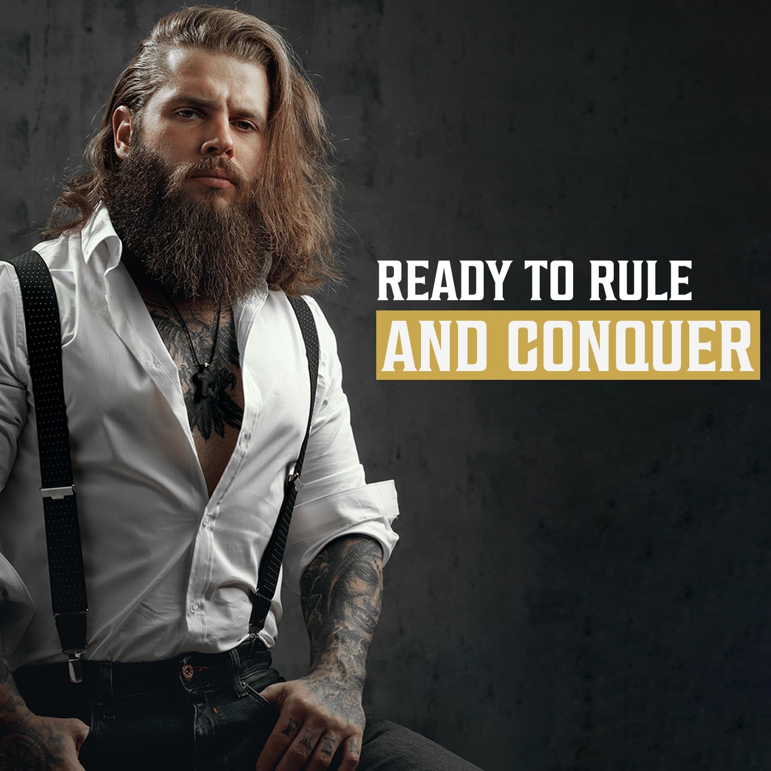 Viking Revolution Beard Wash and Beard Conditioner for Men with Argan Oil and Jo