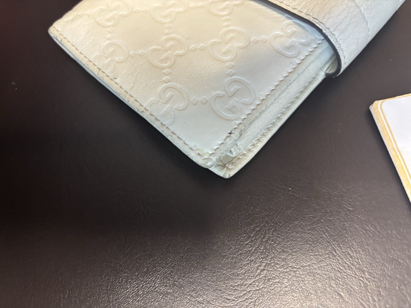 Authentic Gucci Wallet With certification slightl… - image 9