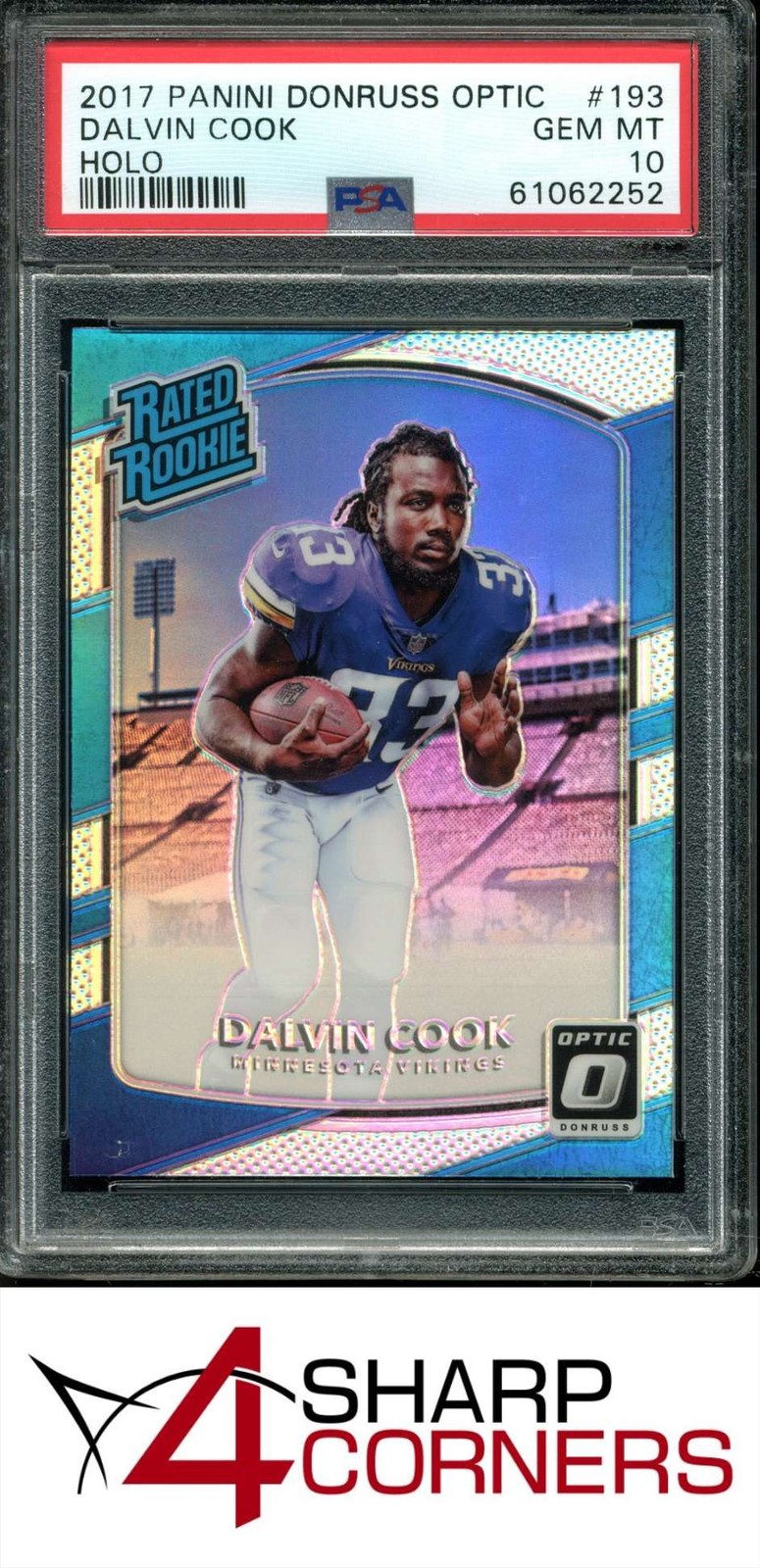 Dalvin Cook Panini Donruss Optic #193 Holo