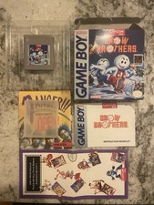 Snow Brothers Jr Gameboy - 1992 game boy CIB complete Box, Manual, Game USA