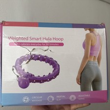 Intelligent Weighted Smart Hoop Fitness Hoop Blue