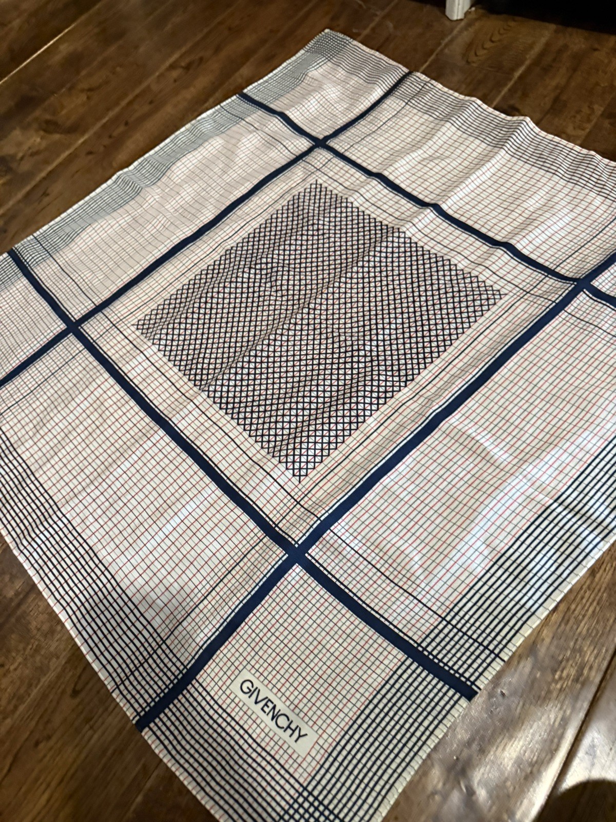 GIVENCHY STRIPES MONOGRAM LOGO multicolor SQUARE … - image 12