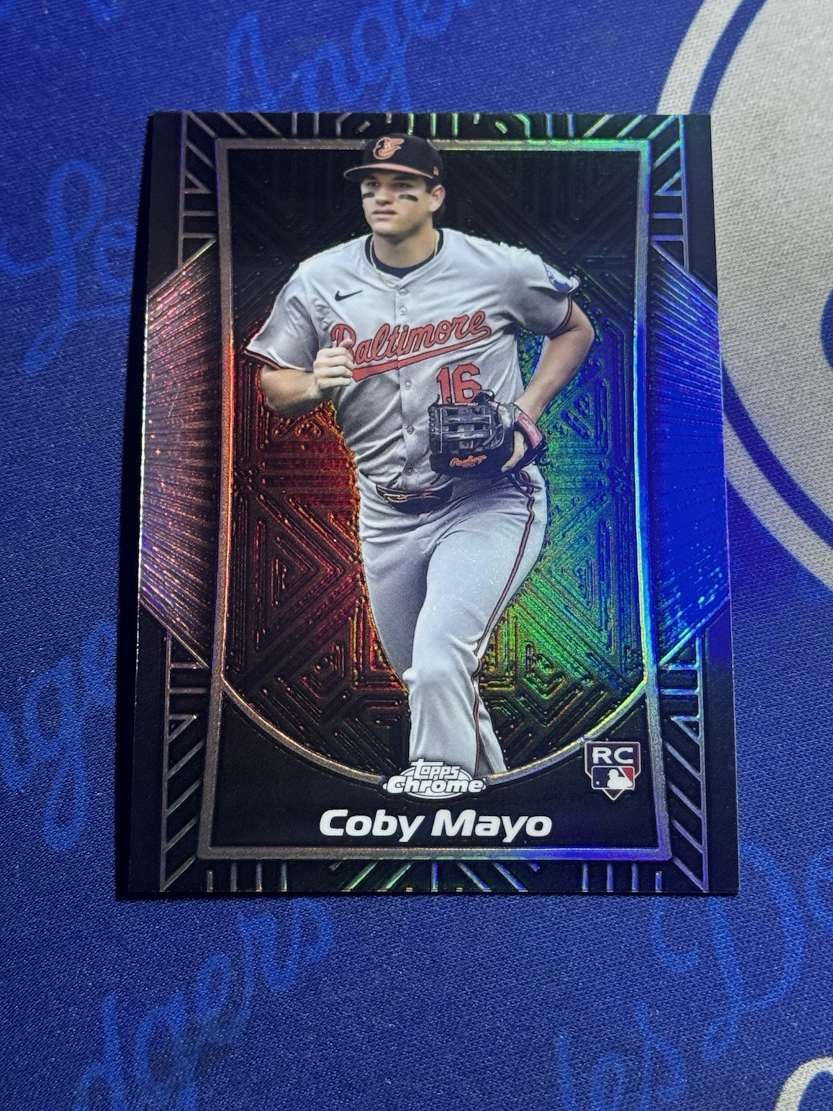 2025 Topps Chrome Shadow Etch Coby Mayo #SE-12 Orioles SSP