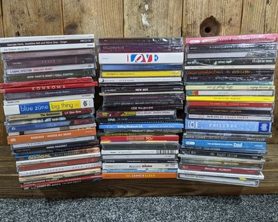 CD Job Lot Bundle 80+ Brand New Sealed Albums Pop Rock Indie Dance Compilation