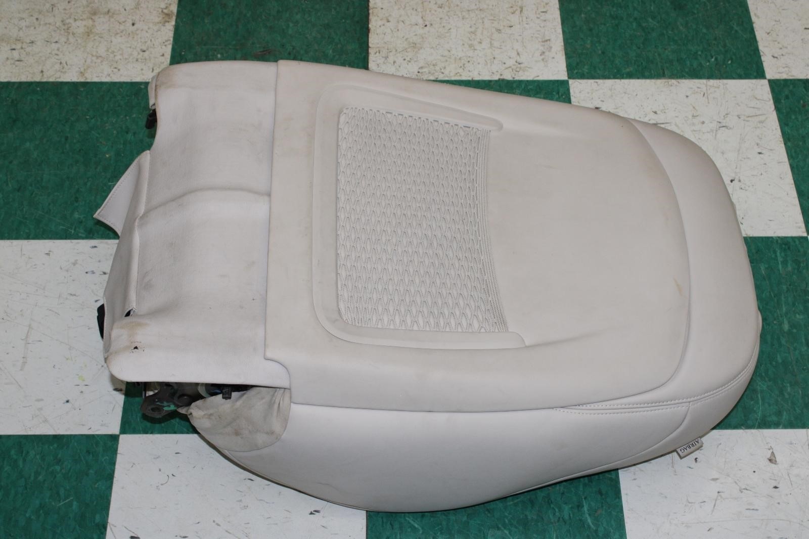 14-17 Ghibli Sabbia Tan Leather Front Passenger Seat Upper Cushion Backrest RH