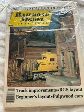 Railroad Model Craftsman Magazine 1986 Track Improvements RGS Layout