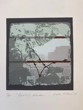 LIEKE RITMAN b1942 St Ives Limited Ed SCREENPRINT Lavatory Window 17/100