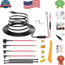 Upgraded 2nd Gen Radar Detector Hardwire Kit with 13FT RJ11 for Easy Install